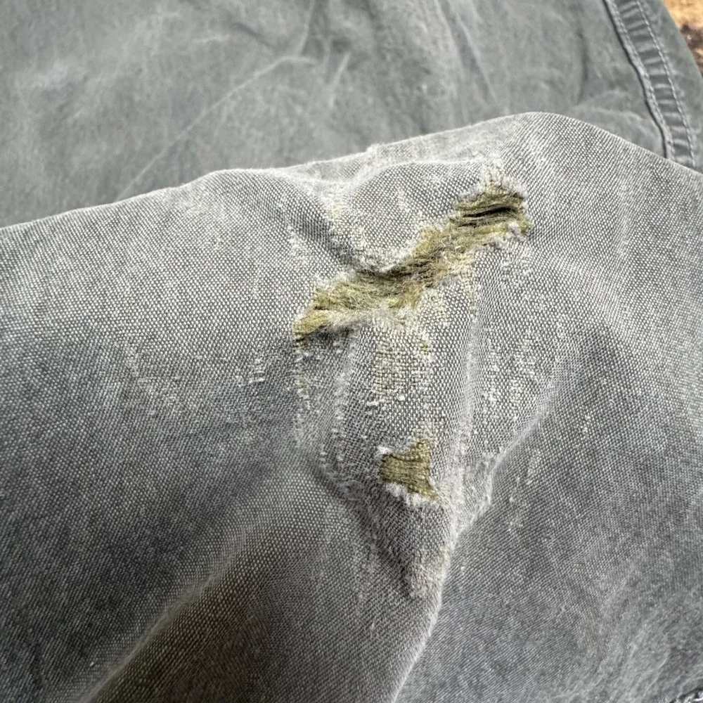 KUHL Mens 34x30 Pants Vintage‎ Patina Dye Cargo Outdoor Khaki Gray